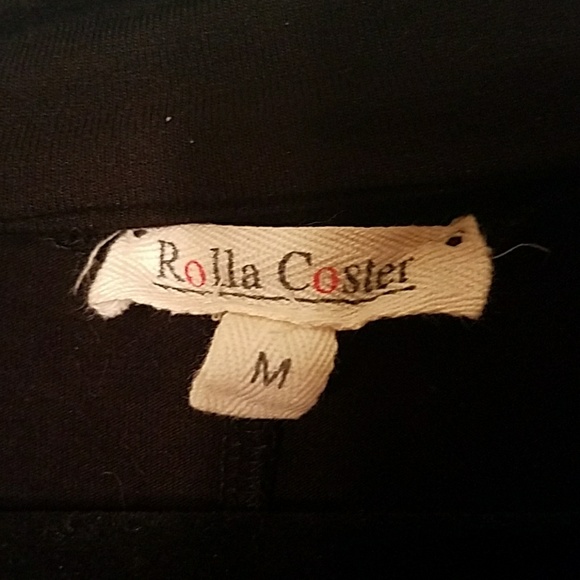 Black A-Line Choker V Neck Dress - Picture 3 of 4